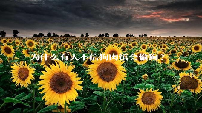 为什么有人不信狗肉馆会偷狗?