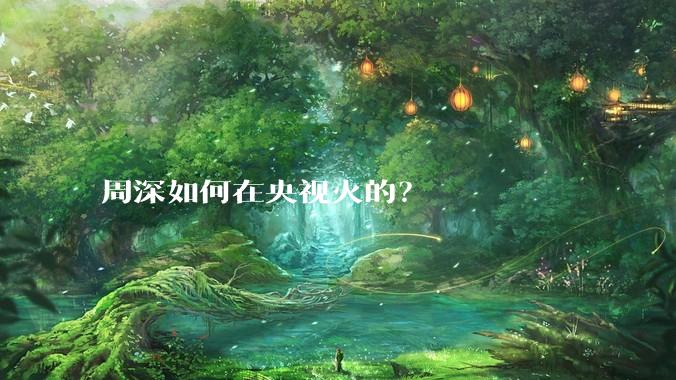 周深如何在央视火的？